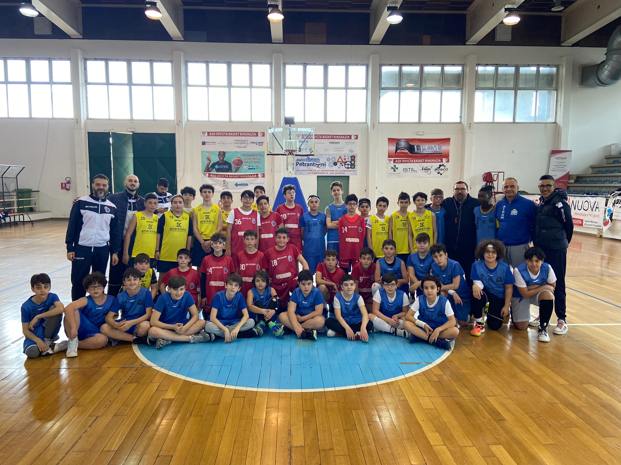 Caltanissetta, Minibasket al Palacannizzaro: con l’ASD AIRAM organizzato un Concentramento tra squadre