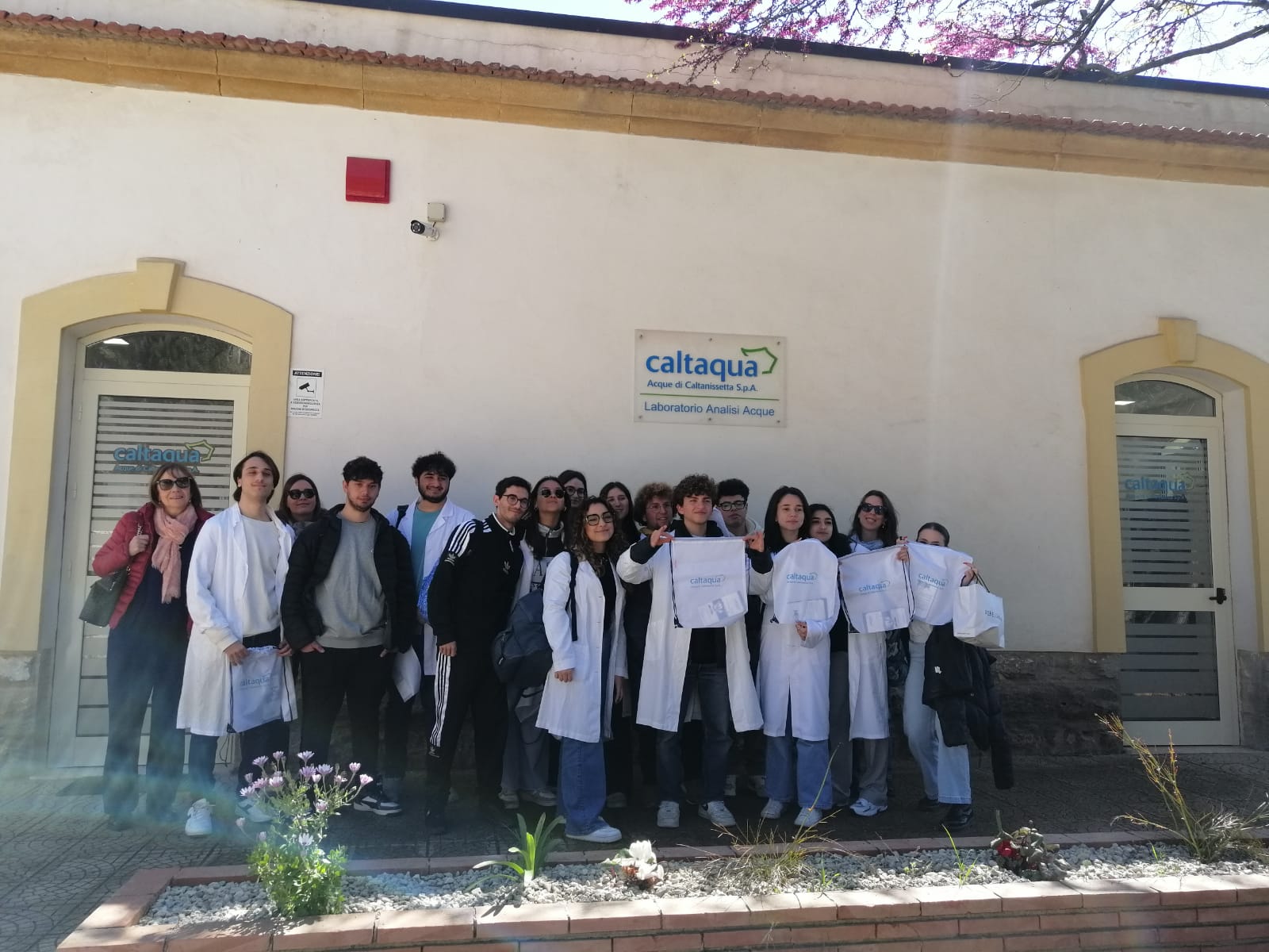 Caltanissetta, Caltaqua ospita studenti del Mignosi nel suo Polo-Laboratorio