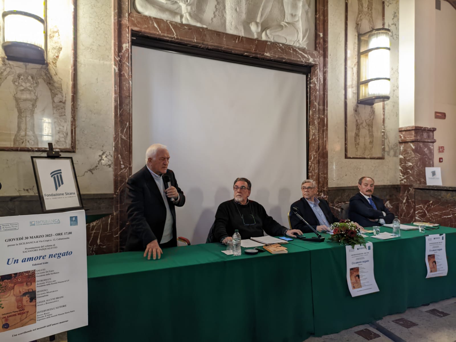 Caltanissetta, “un amore negato”: presentato il libro di Salvatore Pasqualetto