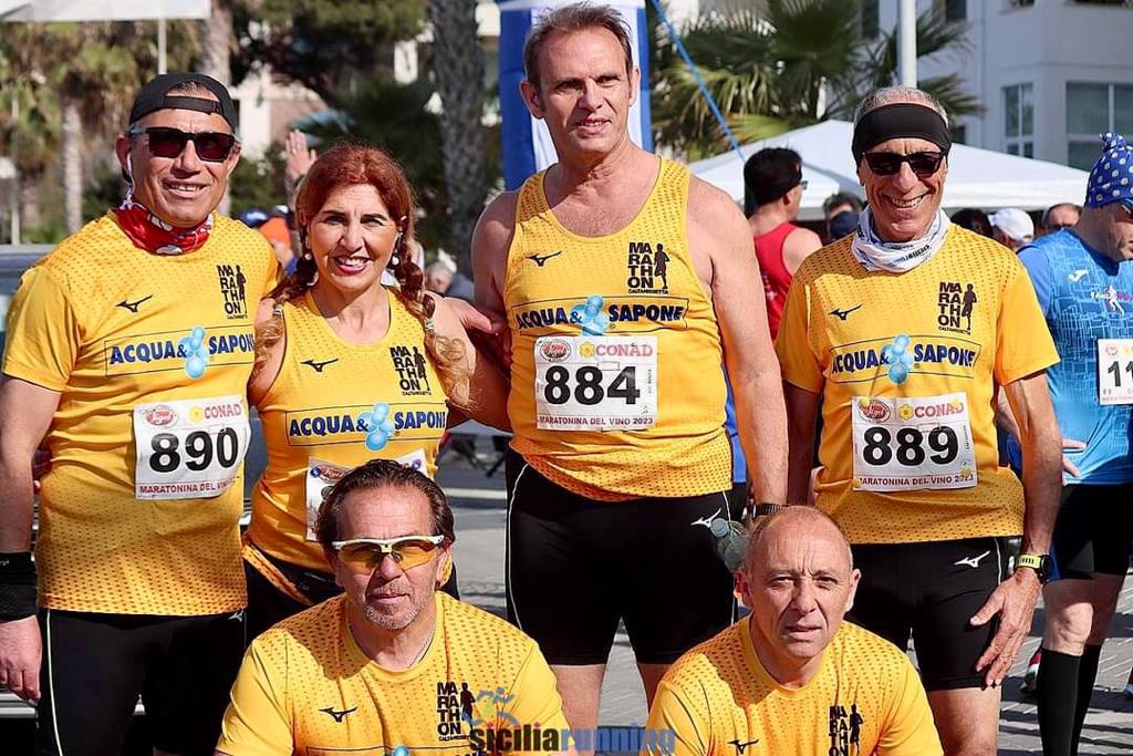 Caltanissetta, Atleti Marathon alla 8ª Maratonina del Vino di Marsala