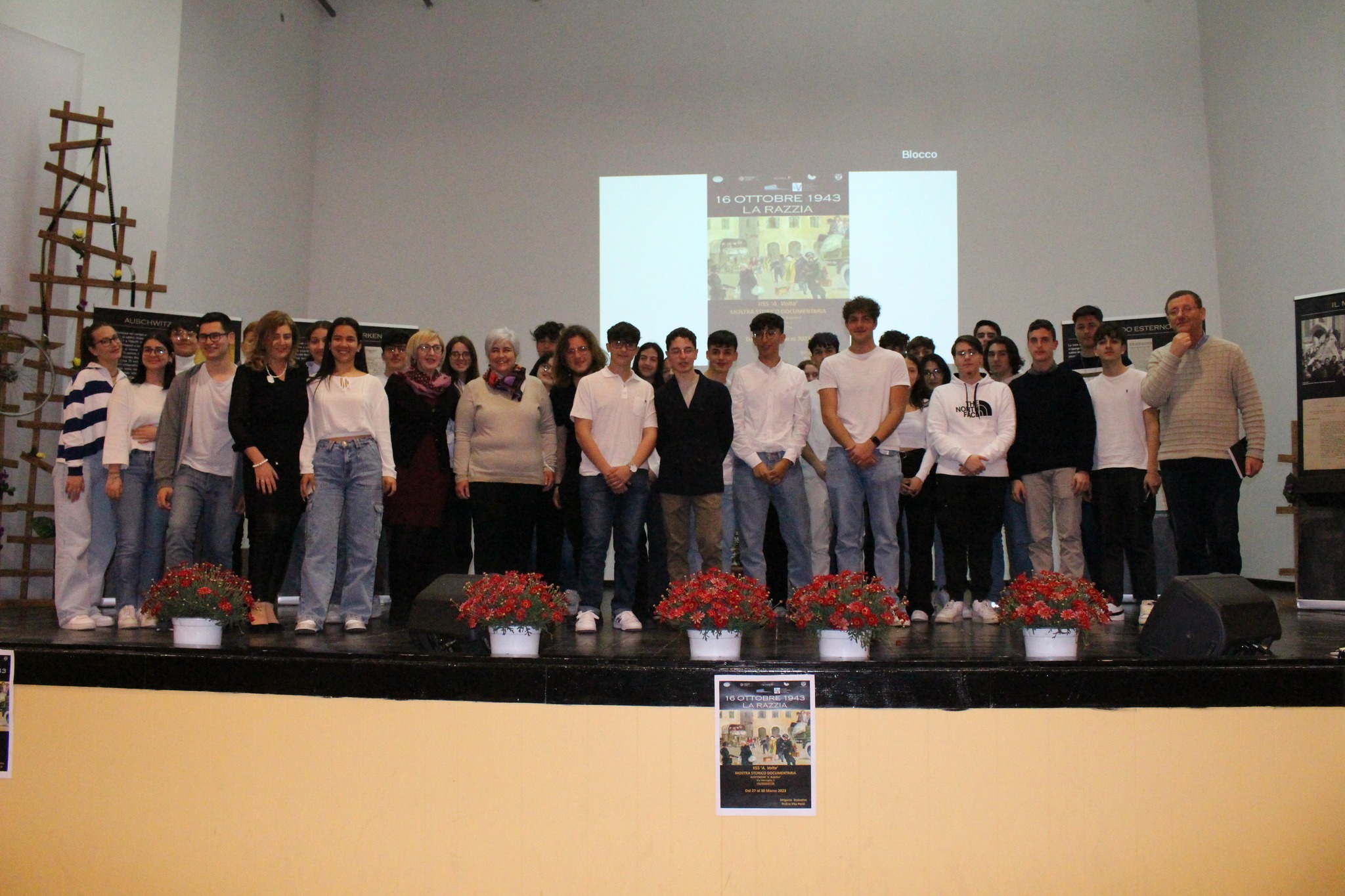 Caltanissetta, al “Volta” successo per la mostra “16 ottobre 1943- la Razzia”