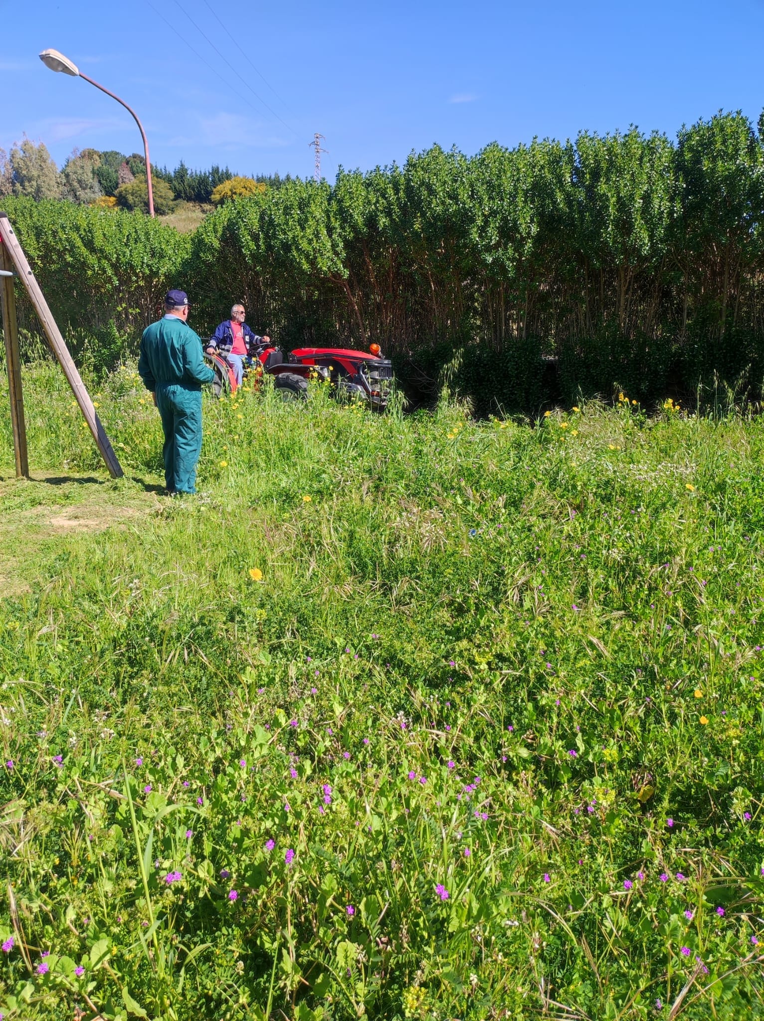 Vallelunga. Interventi Esa di pulizia straordinaria della villa e delle strade limitrofe del centro abitato