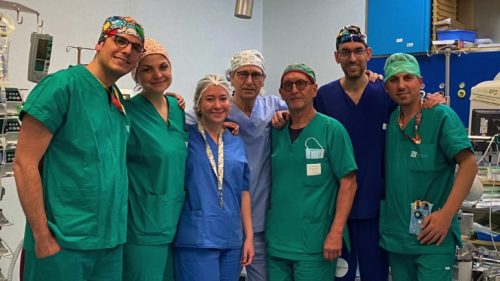 Policlinico Palermo, ri­co­strui­ta l’aorta per via en­do­va­sco­la­re