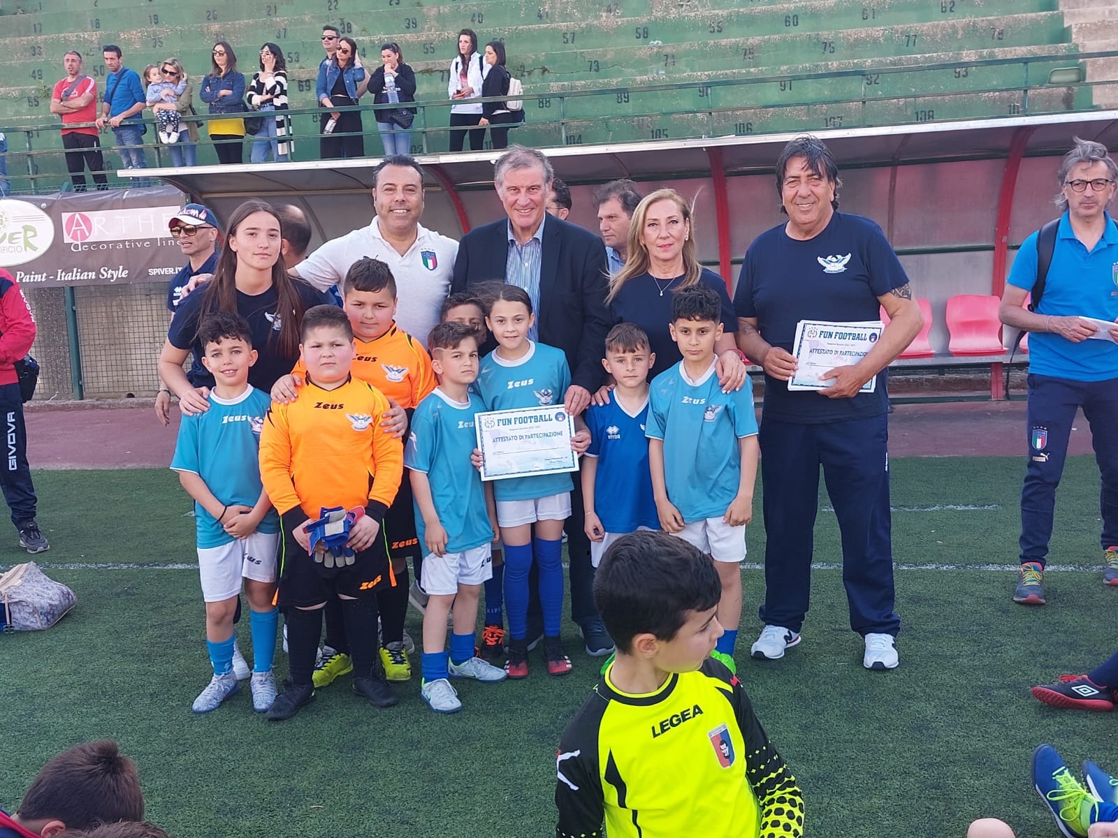 LND Caltanissetta, grande successo per il Fun Football 2023 a San Cataldo: oltre 120 bambini in campo