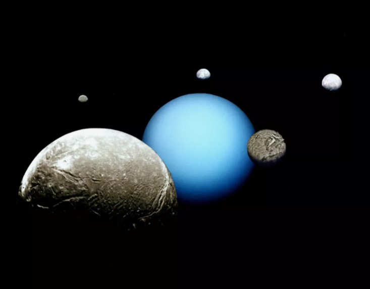 Possibili oceani sulle 4 lune più grandi di Urano. Lo indica una nuova analisi dei dati di Voyager 2