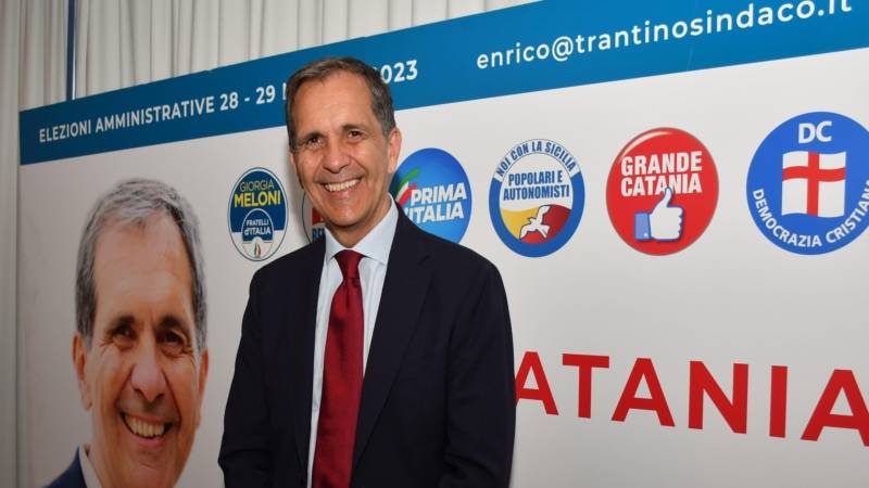 Il nuovo sindaco Trantino: “Governare Catania sarà una partita di rugby”