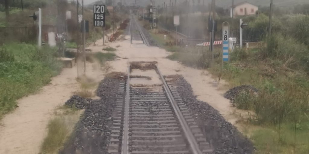 Maltempo in Sicilia: Trenitalia cancella tratte anche da Caltanissetta