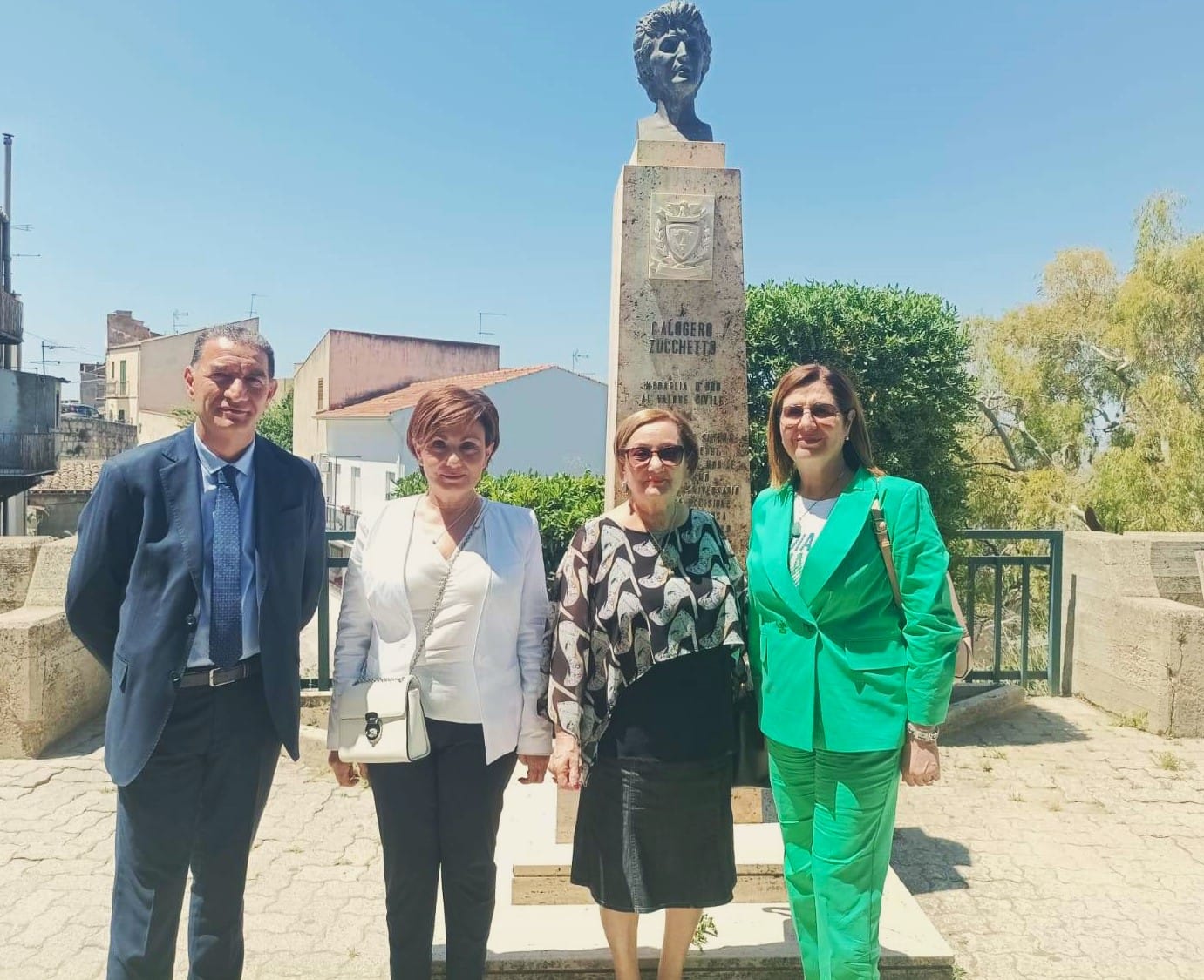 Il Questore Pinuccia Albertina Agnello a Sutera ha incontrato il sindaco e Santina Zucchetto, sorella dell’agente Calogero