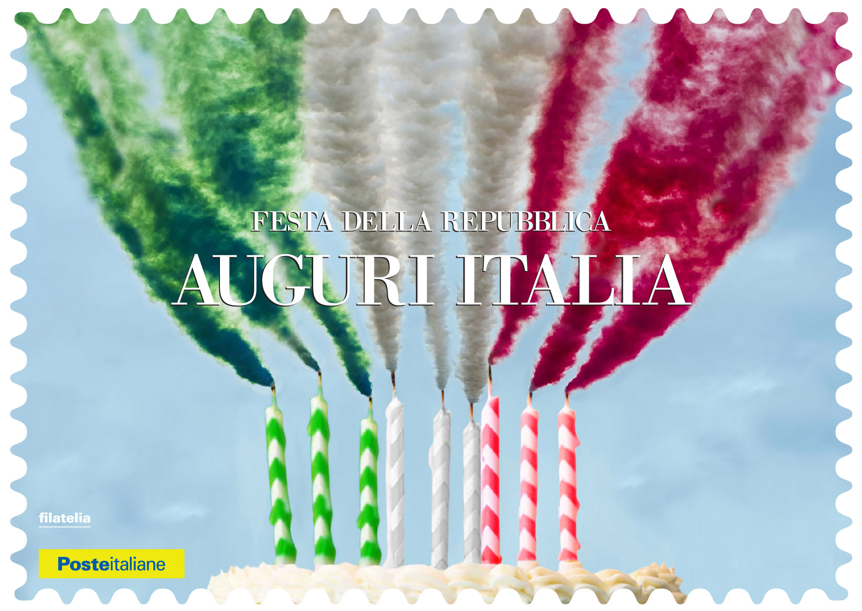 Poste Italiane celebra la Festa della Repubblica con una cartolina filatelica