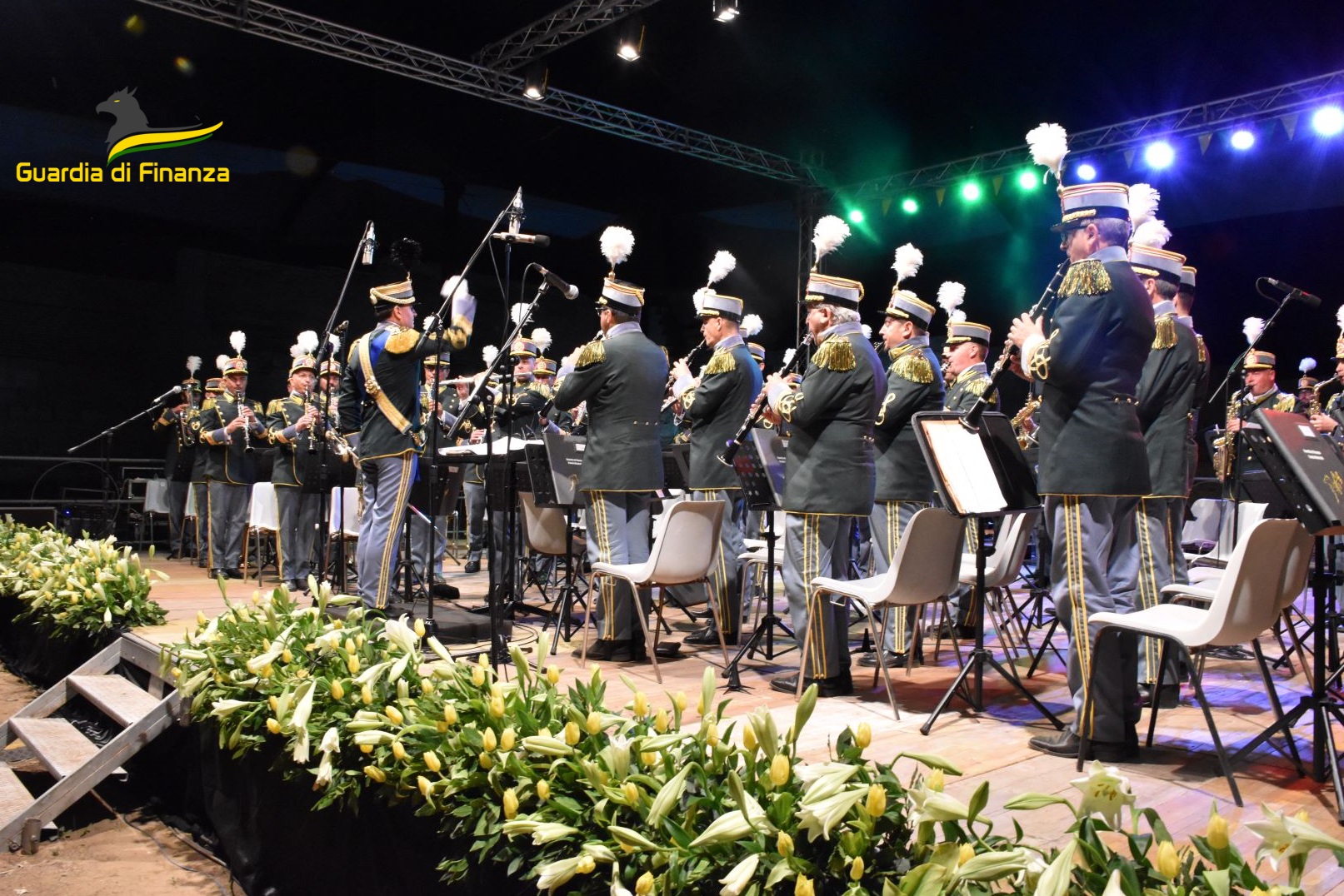 Gran successo per il concerto della Banda musicale della Guardia di Finanza alle Mura Timoleontee di Gela