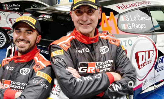 Entusiasmo per l’equipaggio siciliano Lo Cascio-Rappa. La DLF Academy a caccia di punti a San Martino di Castrozza per il campionato GR Yaris Rally