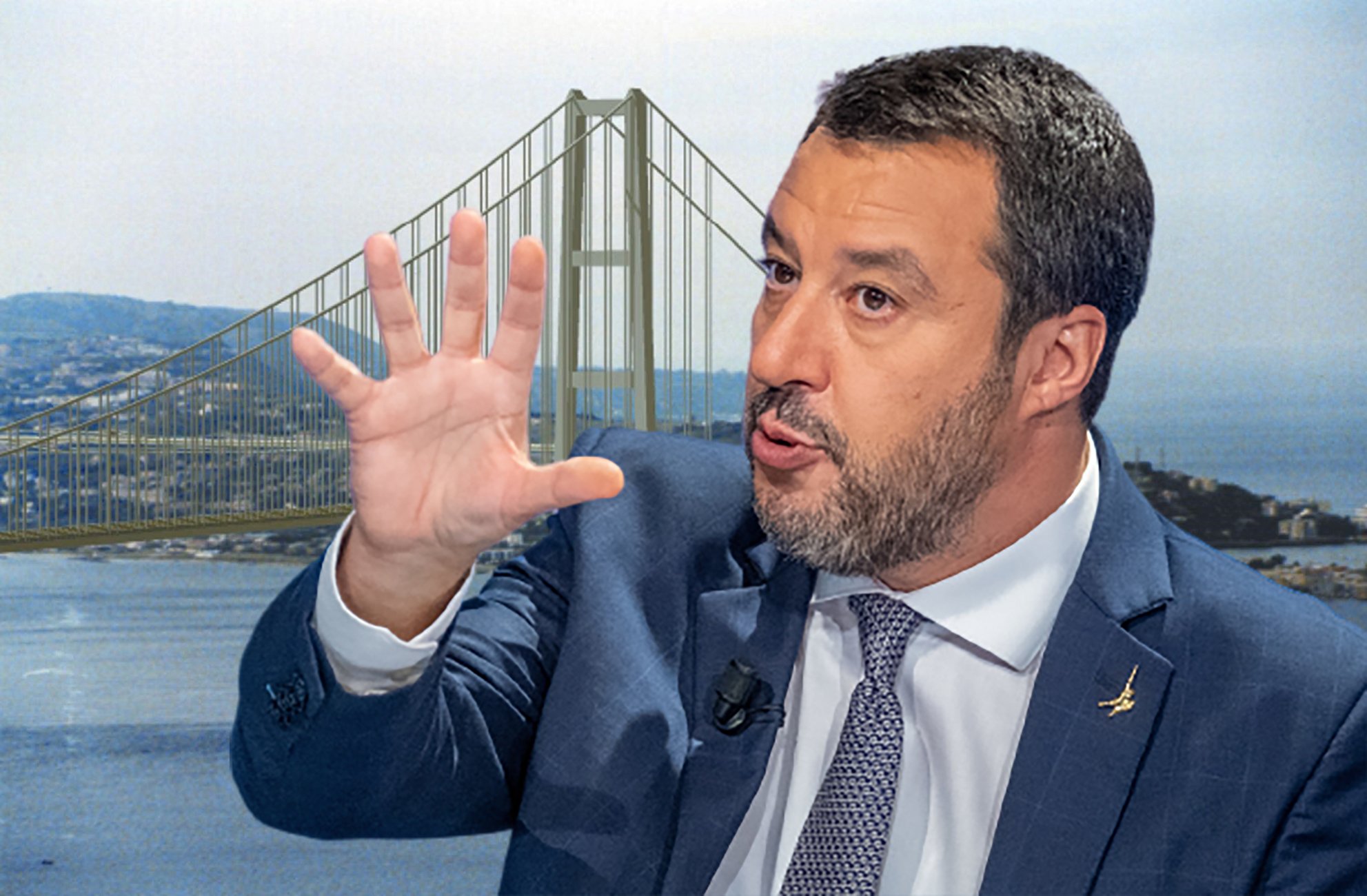 Ponte sullo Stretto creerà posti di lavoro. Salvini “Solo in Italia si fa battaglia politica sulle infrastrutture”