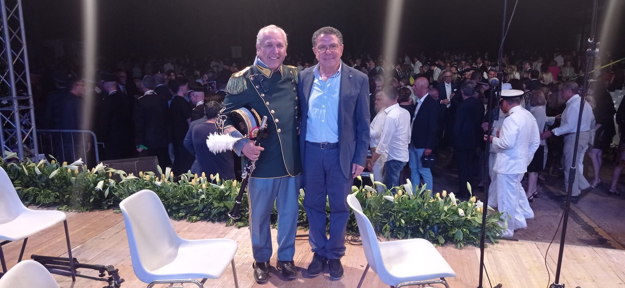 Campofranco. Il sindaco al concerto della Banda Musicale della Guardia di Finanza a Gela