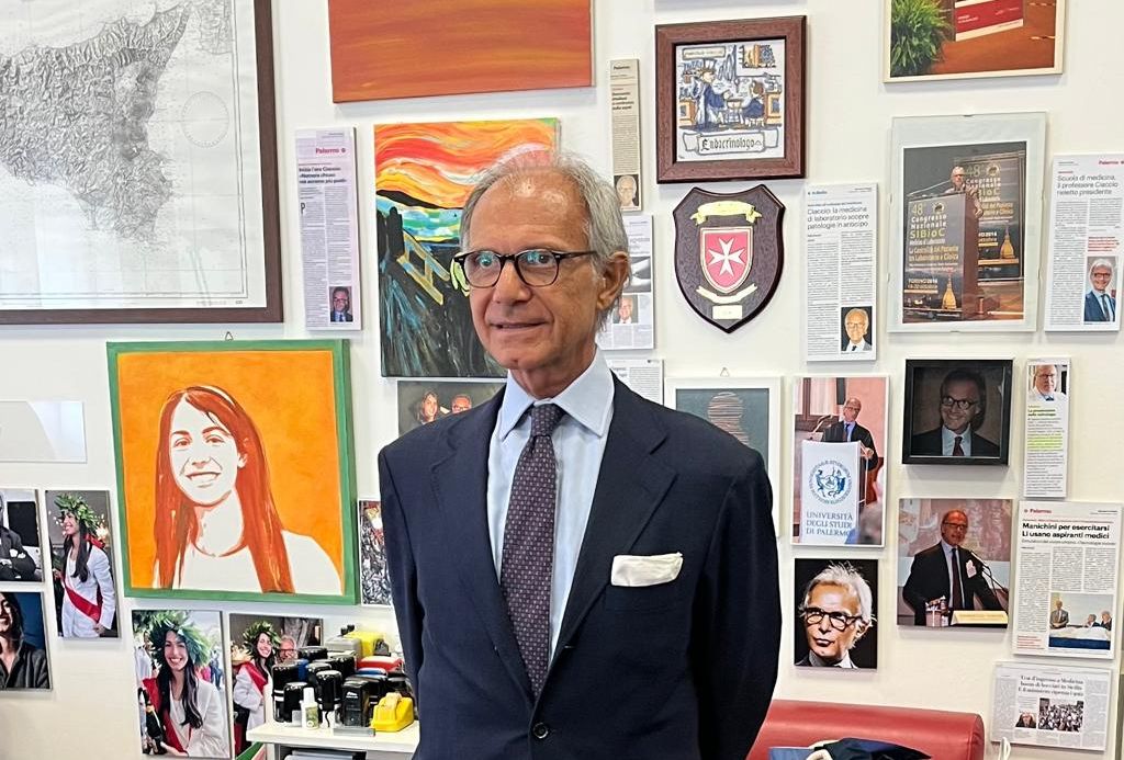 Un set al Policlinico di Palermo, si gira docuserie “Il Viaggio del Campione”