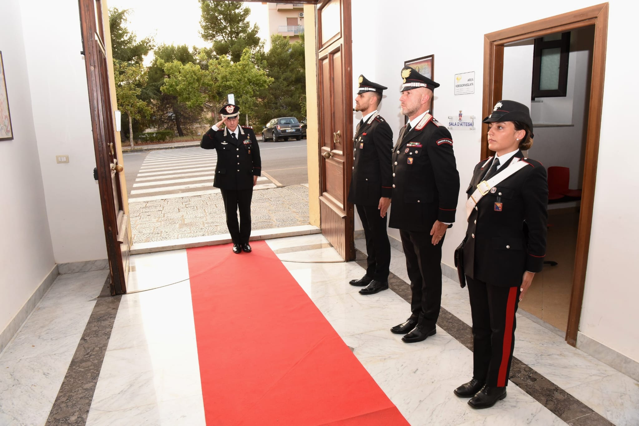 Caltanissetta, Carabinieri: il Generale Rosario Castello in visita al Comando Provinciale