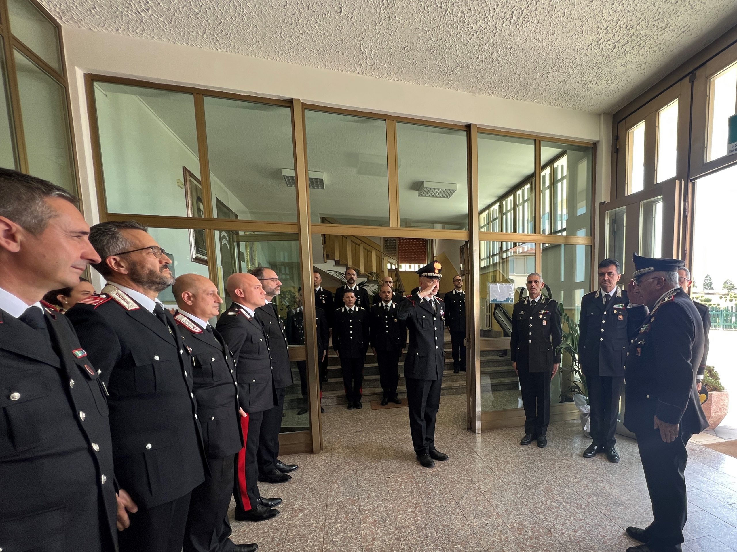 Carabinieri: il Generale di Divisione Rosario Castello incontra i Comandanti delle Stazioni