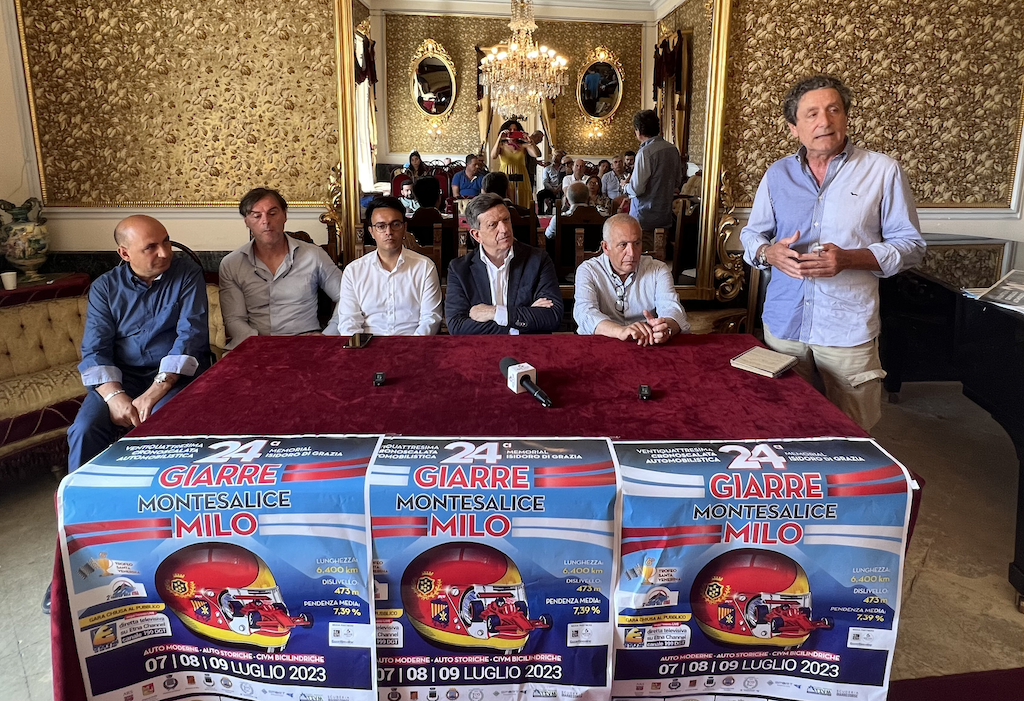 Cronoscalata Giarre Montesalice Milo, tutto pronto per la gara del 9 luglio. Presentate le novità della 24ª edizione.