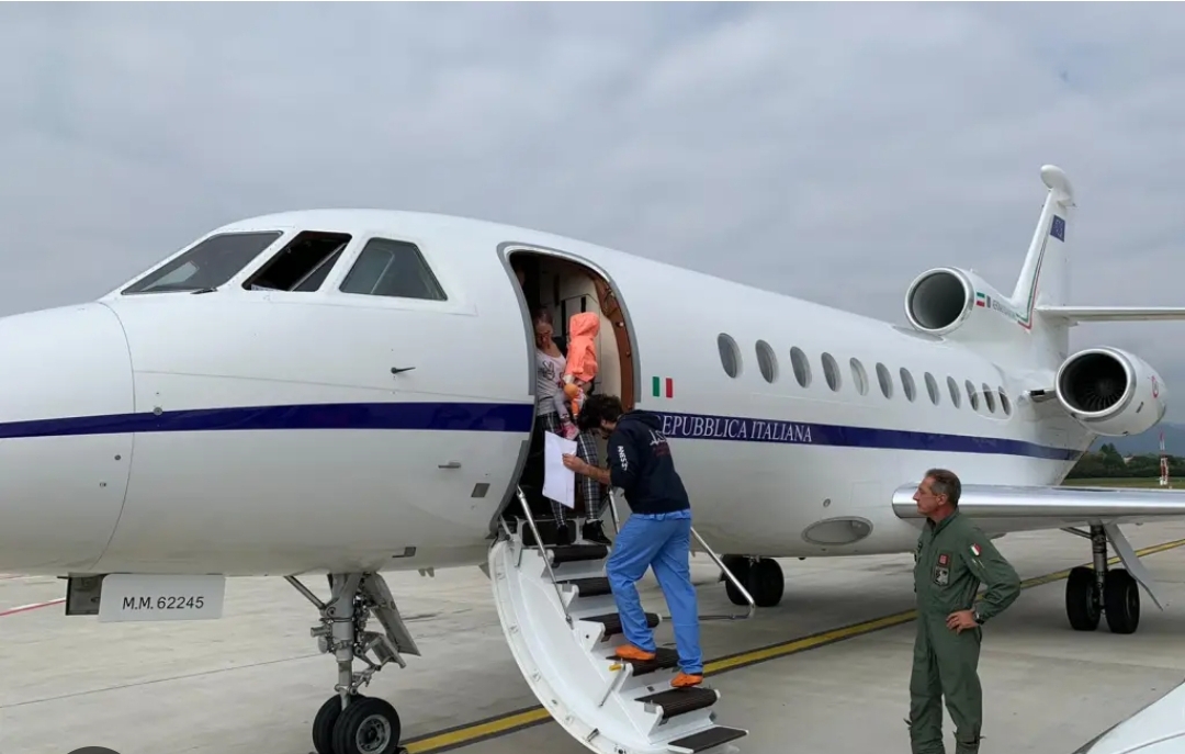 Volo salva-vita, quattordicenne nisseno trasferito da Catania a Milano con Falcon 900 dell’Aeronautica militare
