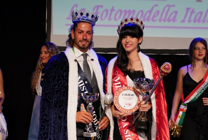 Miss e Mister Moda Sicilia 2023: fasce per Krista Debono e Davide Costantino