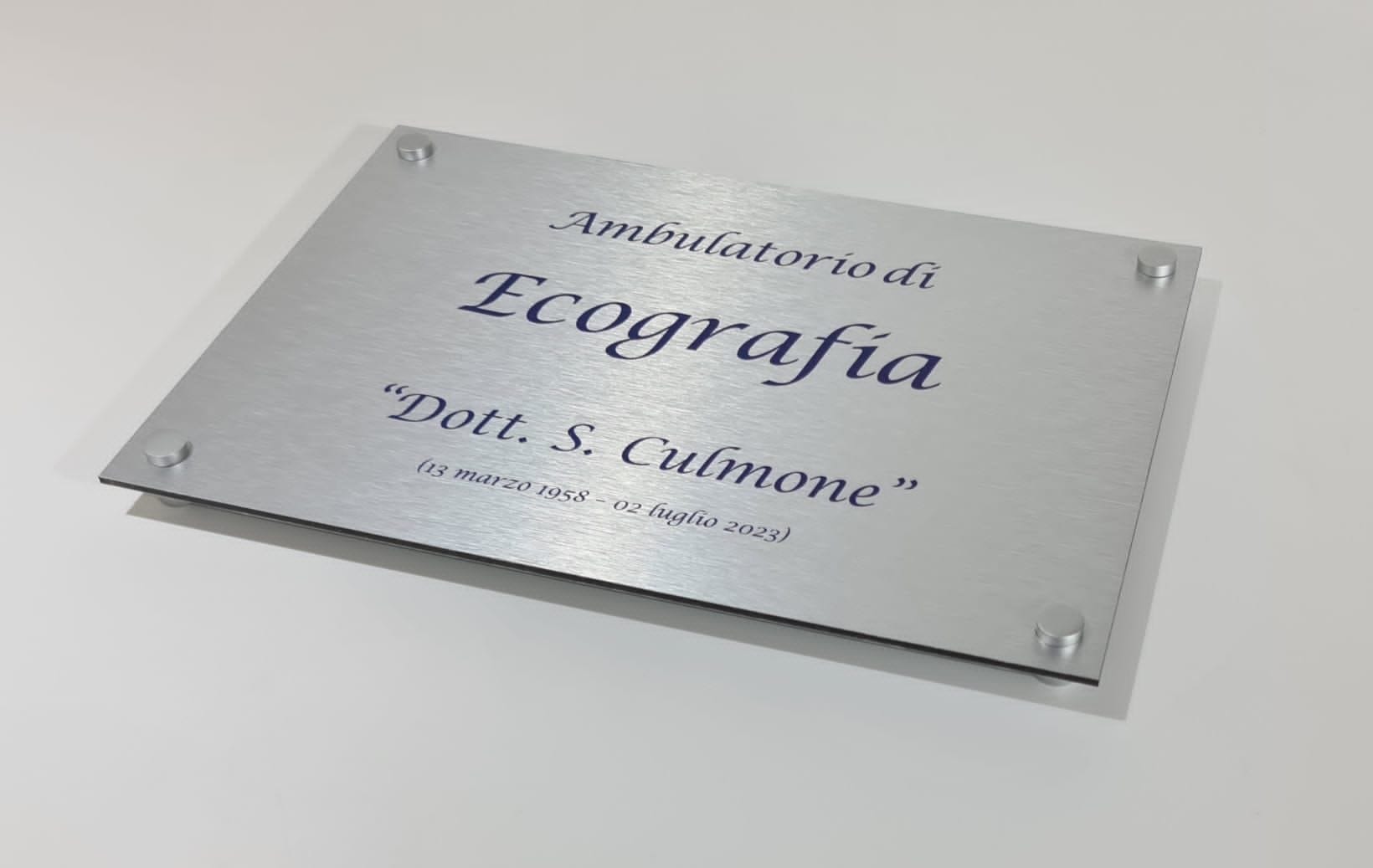 San Cataldo. Alla Casa di Cura “Regina Pacis” una targa dedicata al dott. Salvatore Culmone