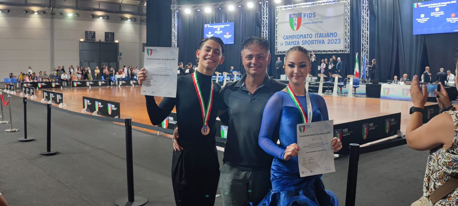 Campionati italiani di danza sportiva FIDS: due podi per la coppia nissena Gabriele Viola e Giulia Giangreco