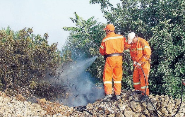 Sicilia, incendi di sterpaglie: interventi dei pompieri lungo decine di ettari
