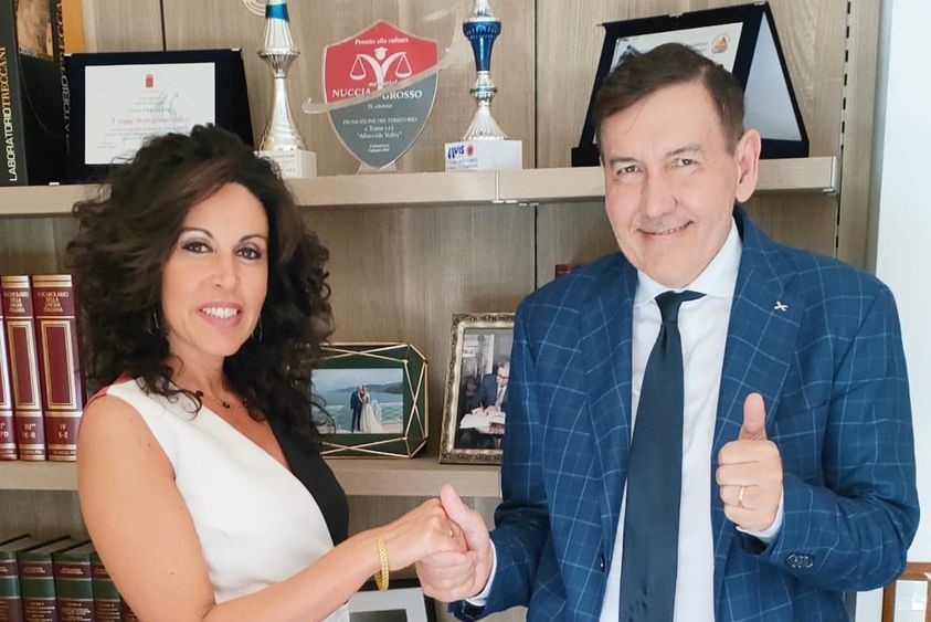 Caltanissetta. Incontro tra i presidenti Oriana Mannella (Traina Volley) e Luca Giovannone (Nissa) per avviare possibili iniziative comuni