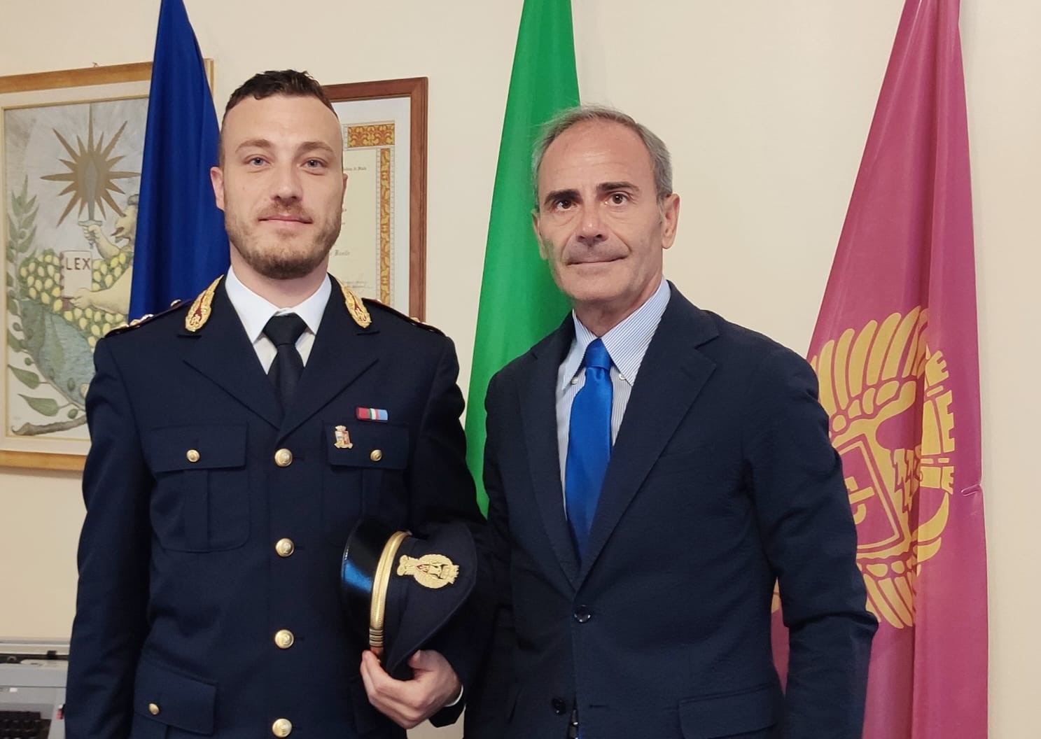 Nella Questura di Enna arrivato il nuovo commissario di Polizia dott. Giovanni Renda