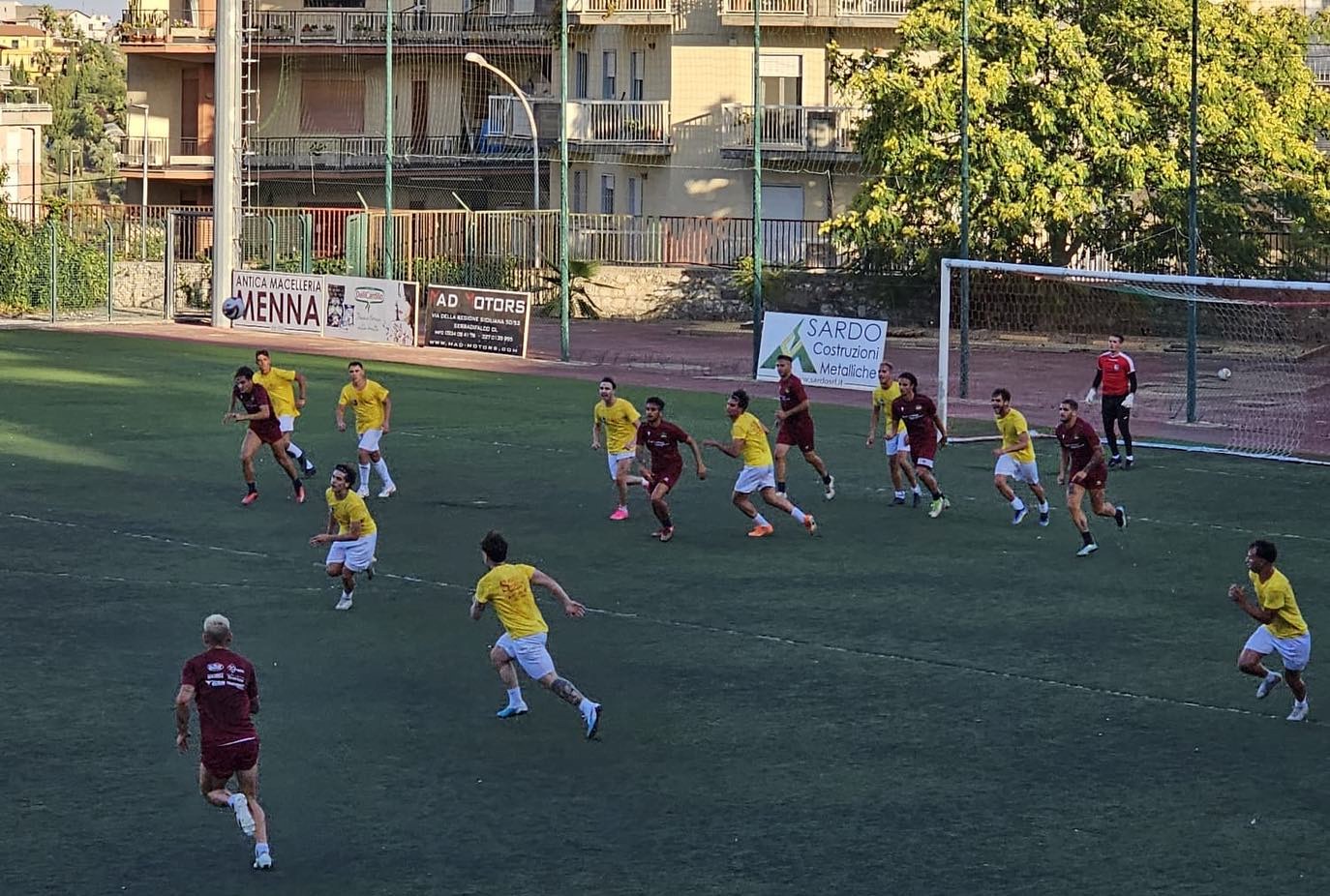 Serie D. Sancataldese “forza…sette”: verdeamaranto brillanti nell’amichevole contro il Bagheria