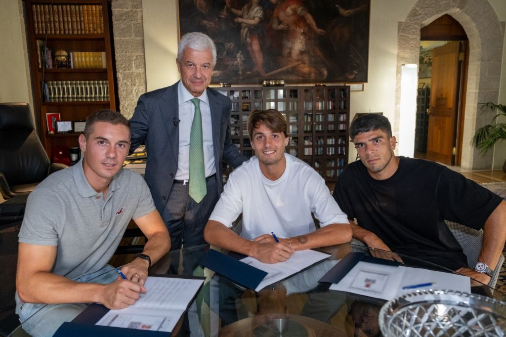 I giocatori del Palermo Aurelio, Marconi e Soleri nuovi studenti UniPa
