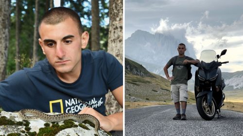 Il siciliano Sebastian Colnaghi esplora l’Abruzzo per conoscere la Vipera dell’Orsini