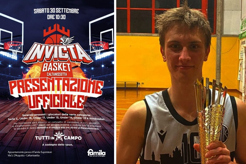 Basket a Caltanissetta, entusiasmo in città per l’Invicta. “Tutti in campo” al Famila Superstore di Via Salvo D’Acquisto