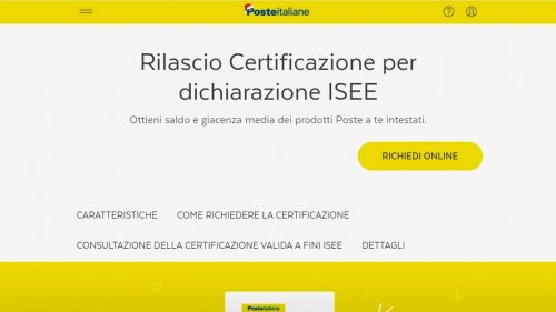 Poste Italiane. Cittadini della Provincia di Caltanissetta possono richiedere anche on – line i propri dati Isee