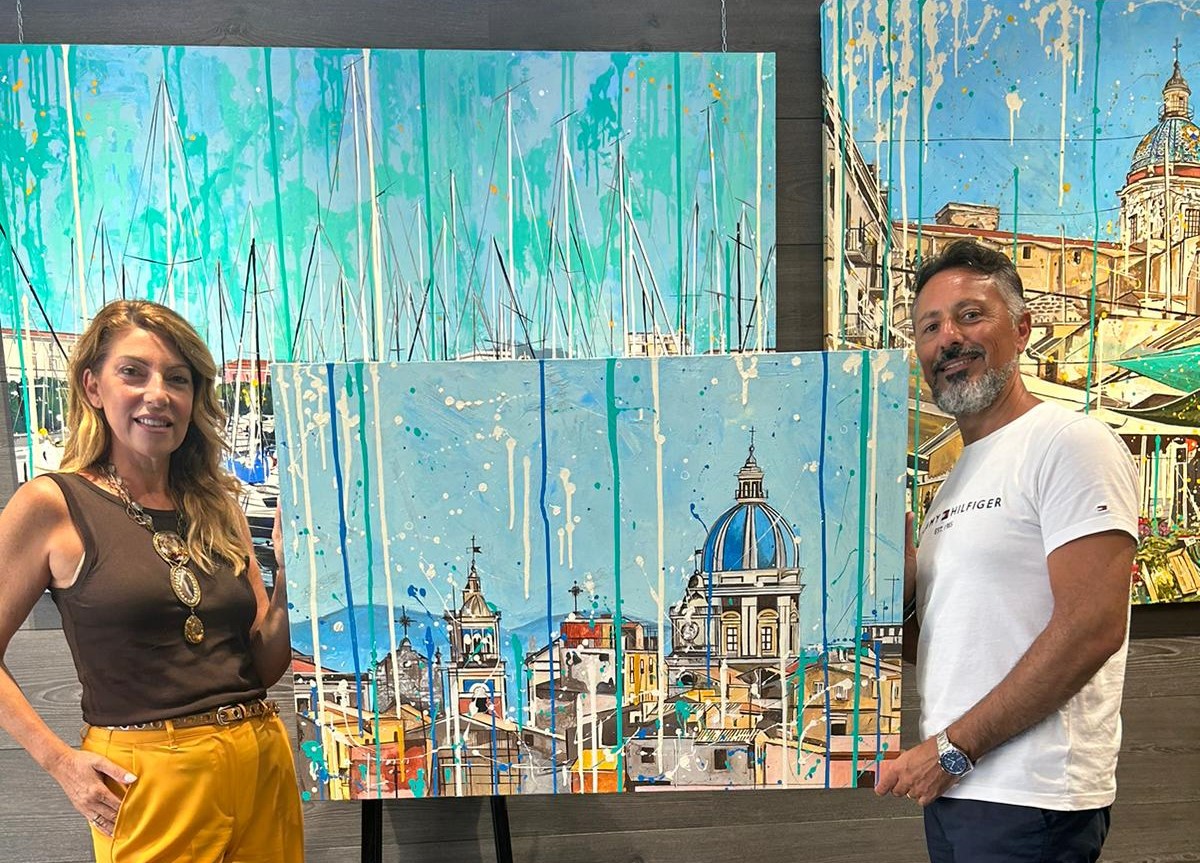 A Cefalù alla mostra “Made in Sicily” di Marco Favata e Matteo Must omaggio a Caltanissetta con la “Cupola di Santa Maria Nova”