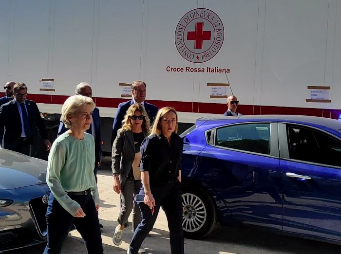 Meloni e Von der Leyen a Lampedusa “È in gioco il futuro dell’Europa” VIDEO