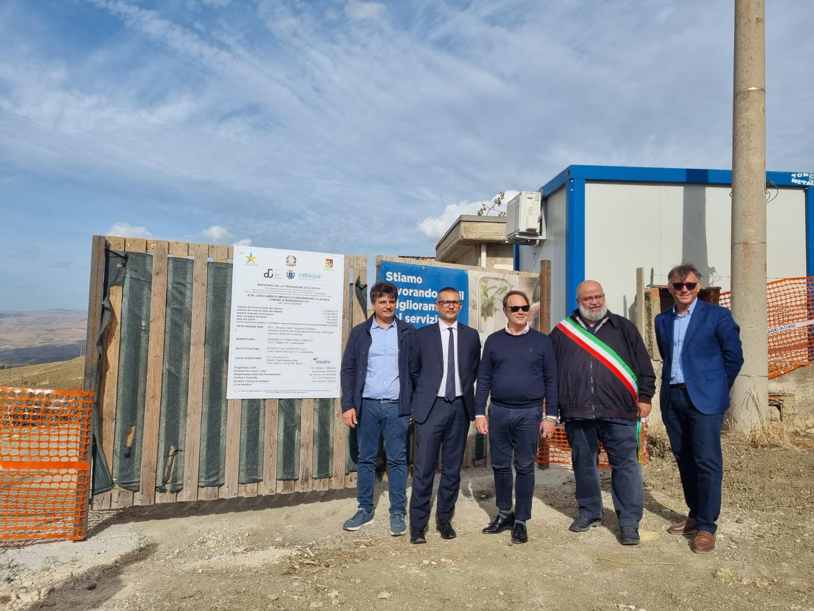 Marianopoli, Caltaqua: consegnati i lavori di adeguamento dell’impianto di Contrada Noce