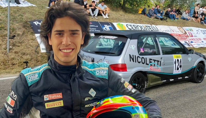 Cronoscalate, il 19enne nisseno Marco Nicoletti vince la Castellana ad Orvieto e si laurea Campione Italiano Velocità Montagna