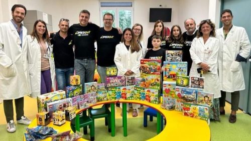 Sicilia: un carico di mattoncini Lego all’ISMETT di Palermo. Il dono di Brickout RLUG