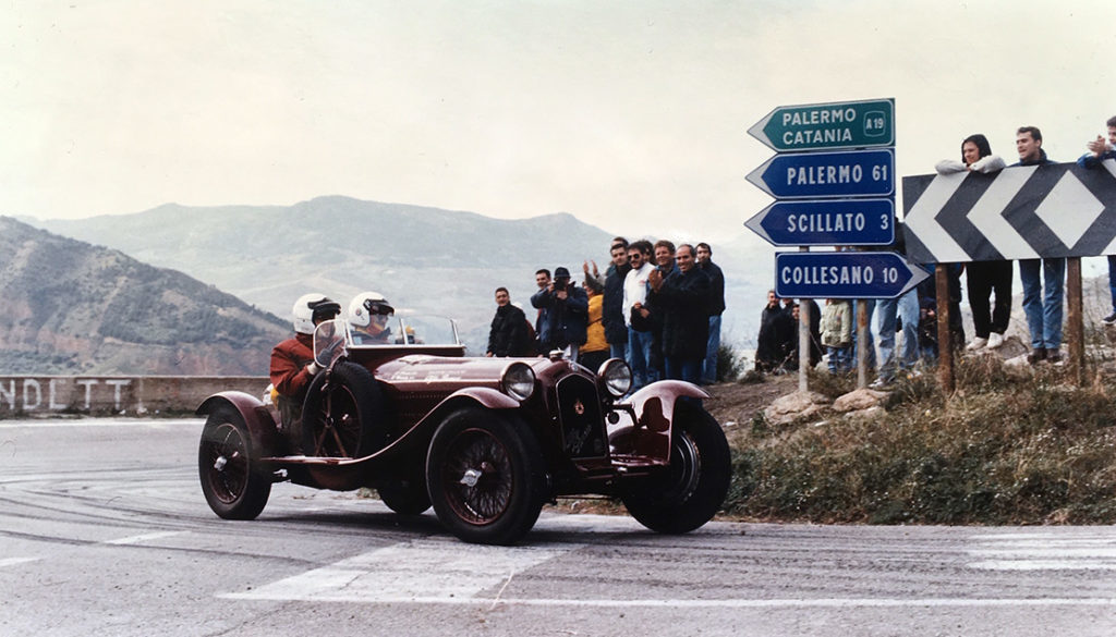 Targa Florio Classica brilla già, in gara anche stella di Hollywood