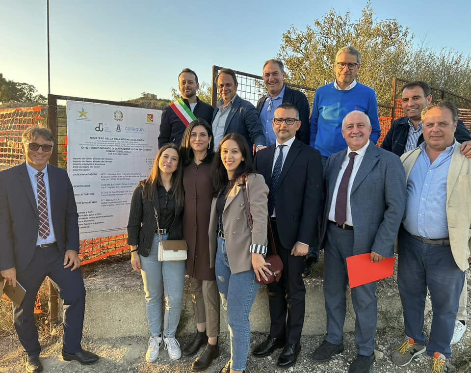 Delia. Consegnati i lavori del nuovo impianto di depurazione