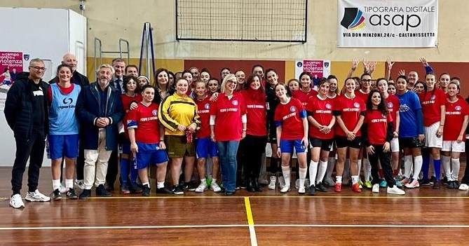 Caltanissetta, FIGC: torneo di calcio femminile per promuovere l’eliminazione della violenza contro le donne