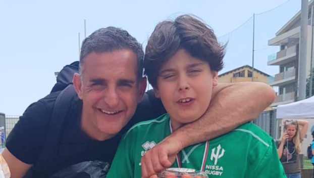 Nissa Rugby, Paolo Di Franco da papà a direttore commerciale: è la passione di Daniele a portarlo nella società