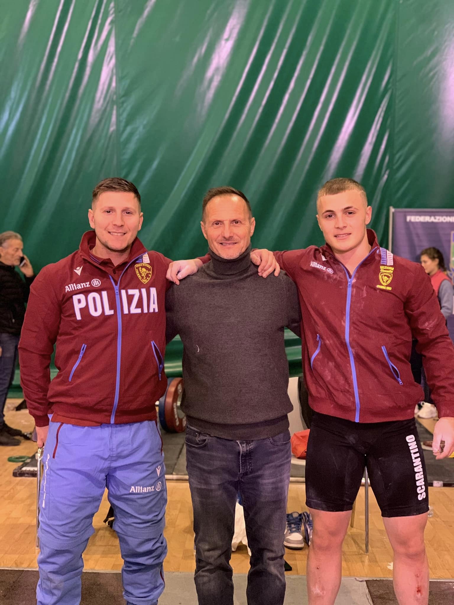 Sollevamento Pesi. Grandi emozioni per Giovanni Scarantino ai campionati italiani con i figli Claudio e Mirco