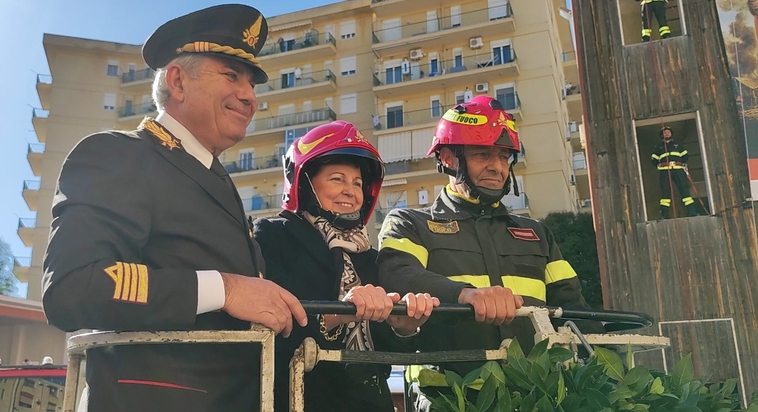 Santa Barbara festeggiata nella caserma dei Vigili del Fuoco. Il comandante Rizzo: “Questa passione e questo senso di appartenenza  ci rende particolarmente devoti alla nostra protettrice”