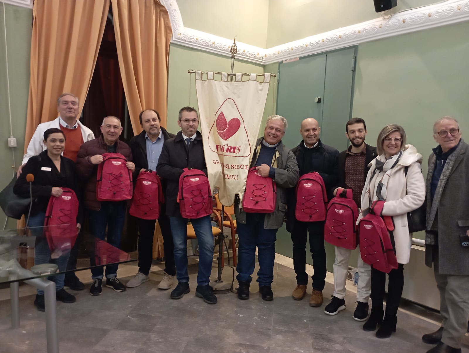 Mussomeli, Volontariato in azione. Convegno a Palazzo Sgadari Fratres e Misericordia: la cultura della donazione e del servizio