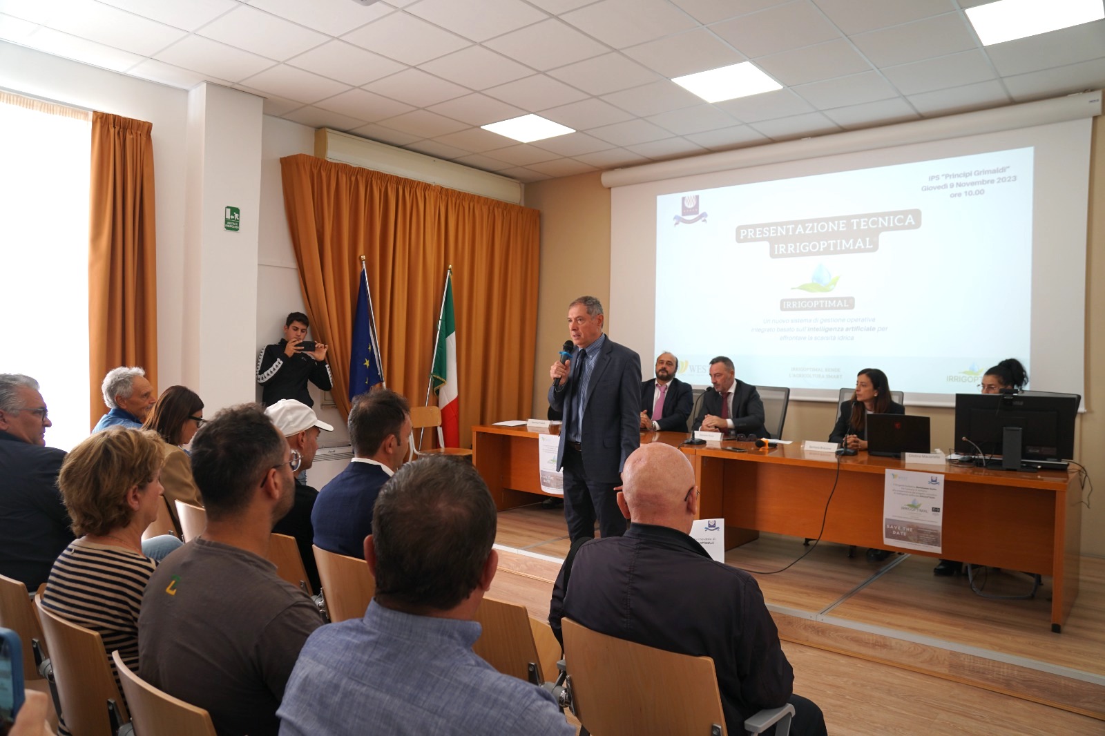 Risparmio idrico pari al 50% con il progetto “Irrigoptimal” nei campi sperimentali dell’Istituto Principi Grimaldi di Modica