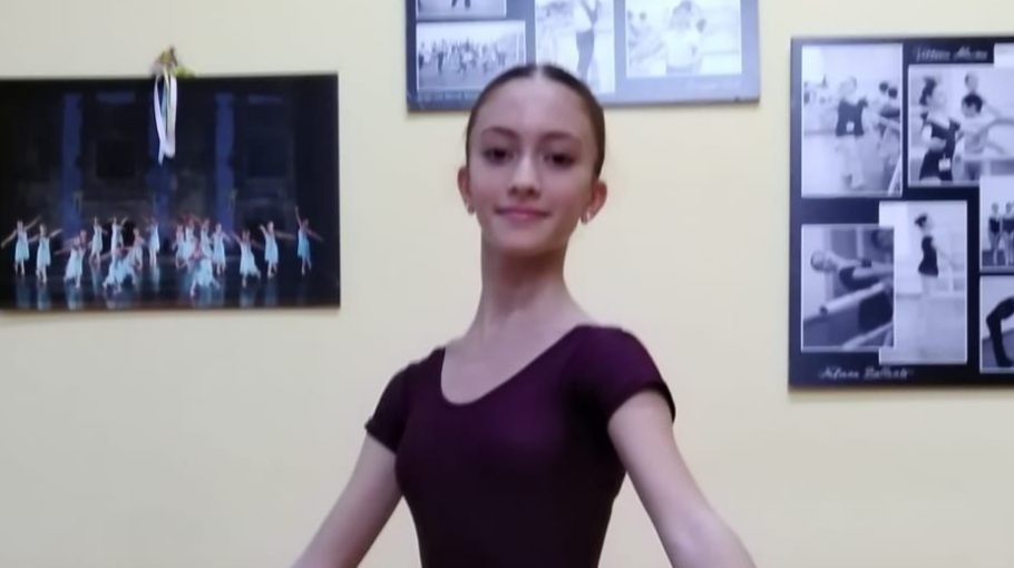Caltanissetta, l’11enne ballerina Emma Nicoletti alla scuola dell’Opera di Roma con Eleonora Abbagnato