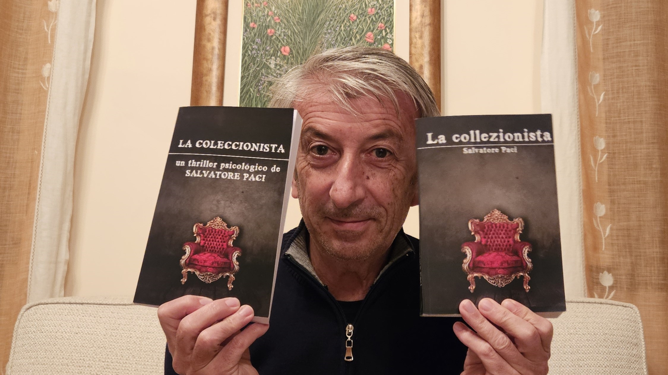 Lo scrittore nisseno Salvatore Paci raddoppia e approda nel mercato spagnolo con “La coleccionista”