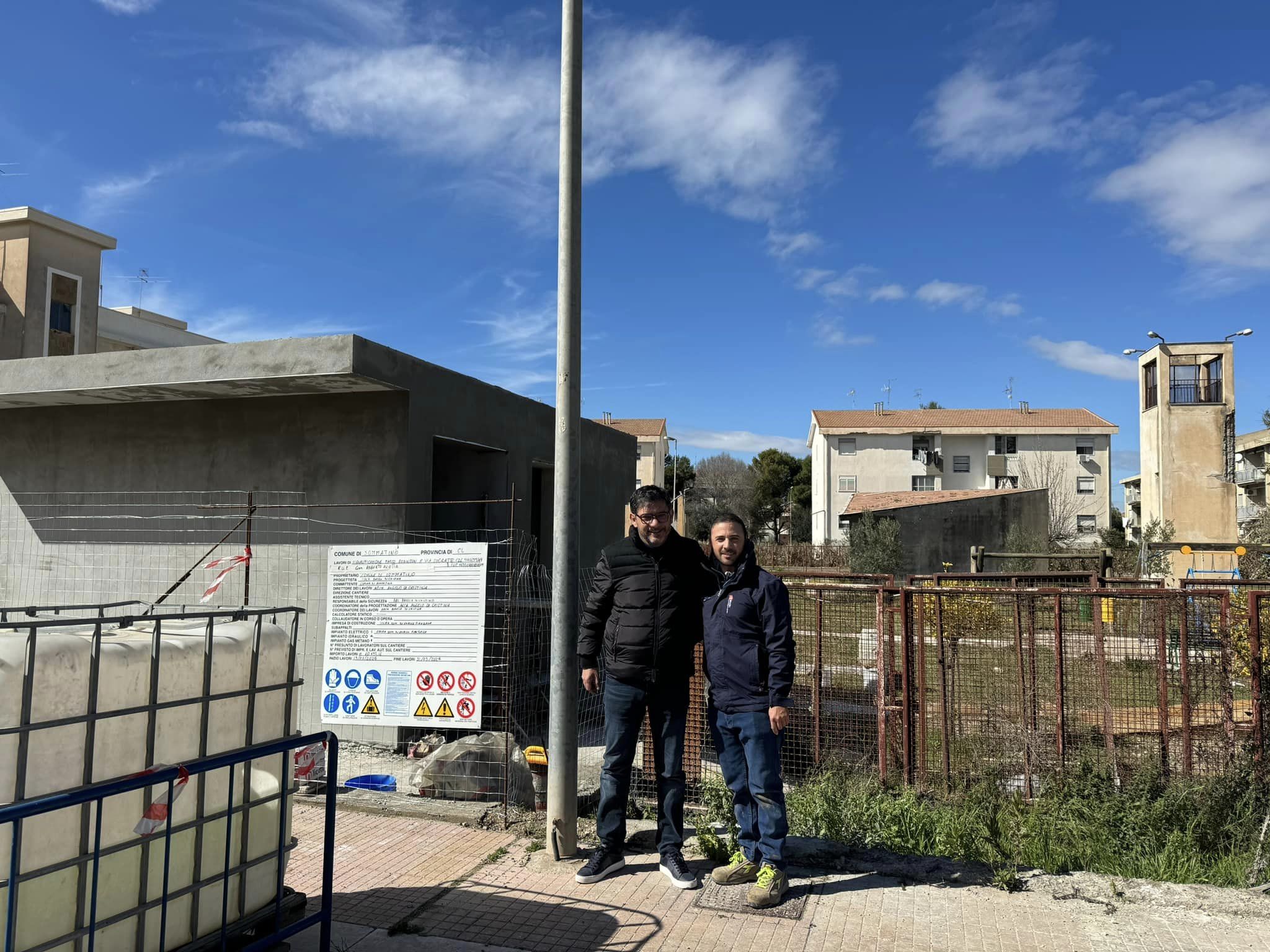 Sommatino. Iniziati i lavori di riqualificazione del Parco Robinson