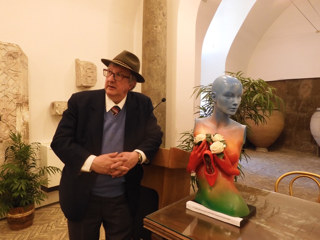 Rilevante successo per la scultura di Guadagnuolo in Campidoglio nella “Sala del Carroccio del Palazzo Senatorio”